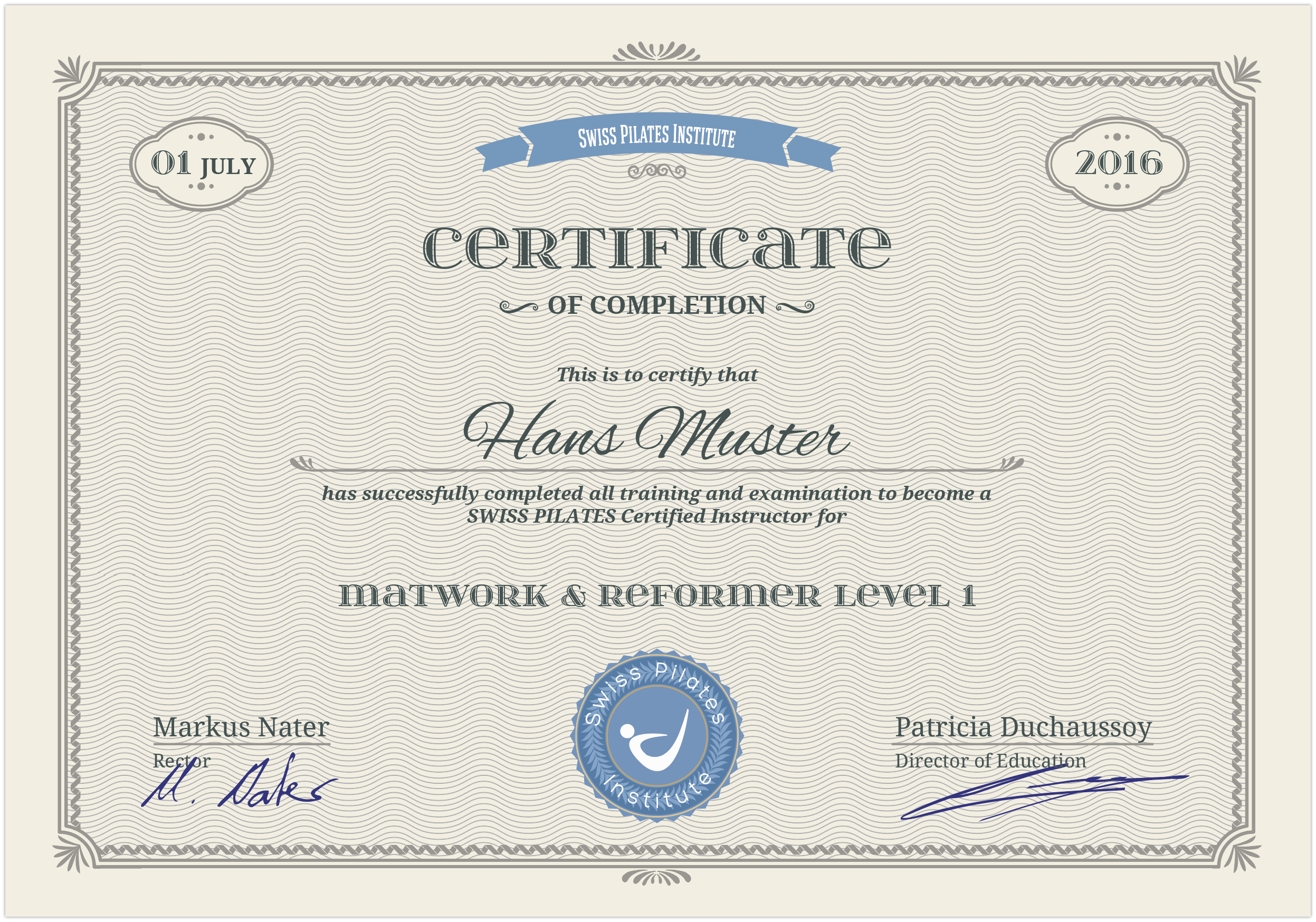 Pilates Certification Courses TUTORE ORG Master of Documents